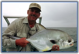 Fly casting to Permit